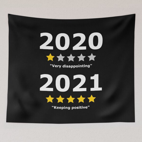 Item preview, 2020 very disapionting 2021 keeping positive  designed and sold by stretchtees.