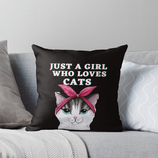 Item preview, Just a girl who loves cats designed and sold by zPremium.