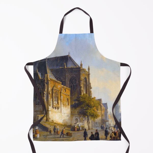 Item preview, Figures on a Market Square in a Dutch Town - Cornelis Springer - 1843 designed and sold by CJET.