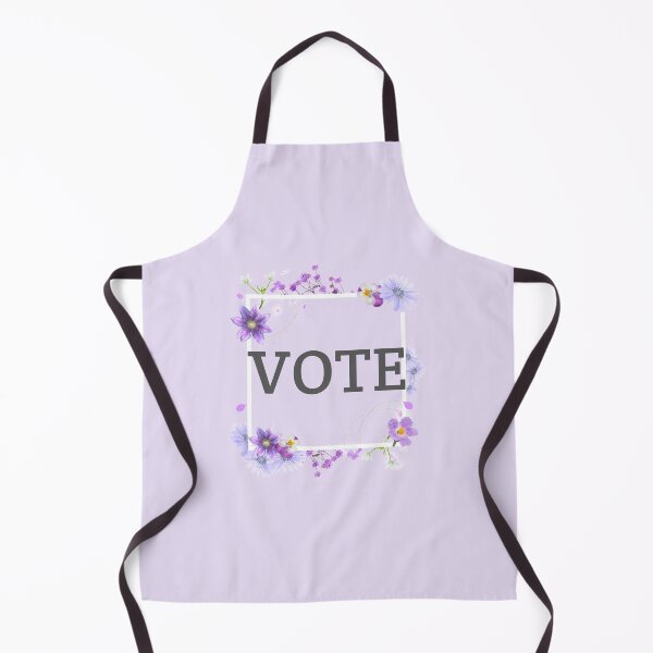 Aperçu de l'œuvre VOTE Fleur pourpre Illustration de vote floral unique créée et vendue par CreatedbyJR.