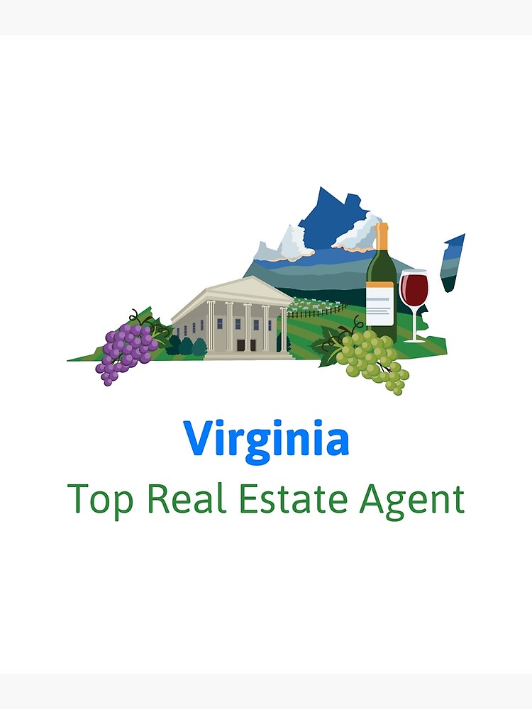 "Top Real Estate Agent Virginia" Poster for Sale by nochemoreno