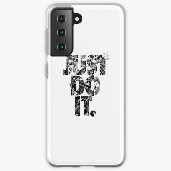 Solo hazlo Nike Funda blanda para Samsung Galaxy