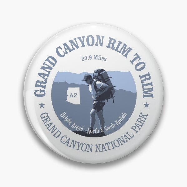 Grand Canyon Rim to Rim Trail (BG) Pin