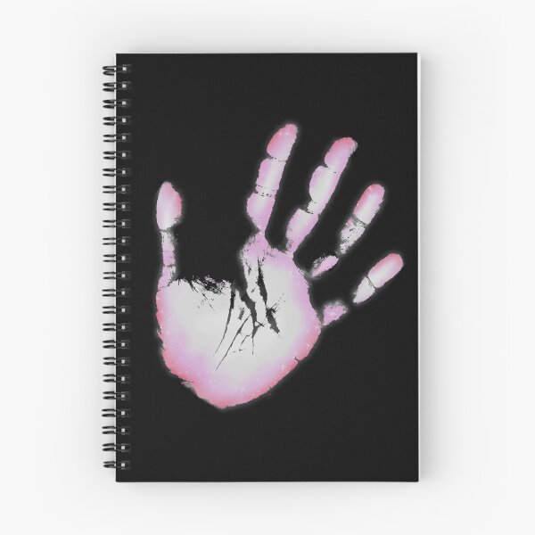 Item preview, Hand Print Pink Neon Fluo Thermochromic Paint Effect designed and sold by Jolly-Yosei.