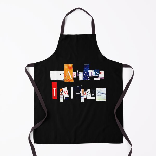 Item preview, Capitalism / I Am Plastic Anagram Cutout Pun designed and sold by suekieper.