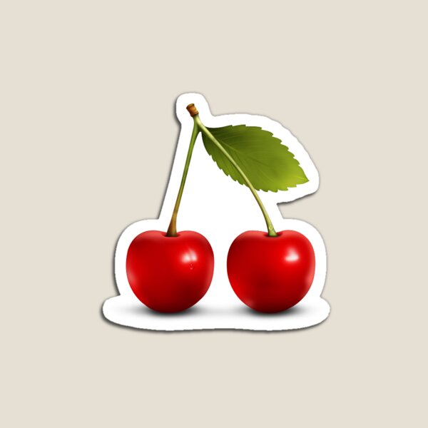Item preview, cherries stickers, cherry stickers, cherry face mask, cherries designed and sold by charmingthreads.