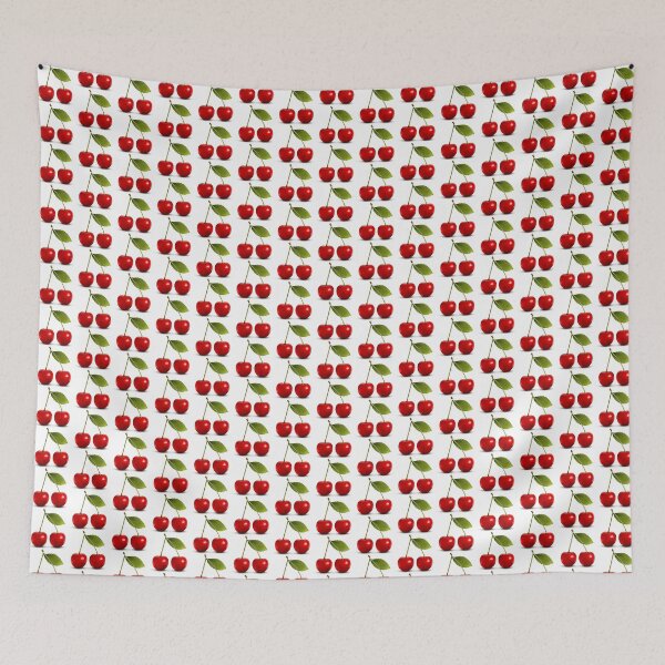 Item preview, cherries stickers, cherry stickers, cherry face mask, cherries designed and sold by charmingthreads.