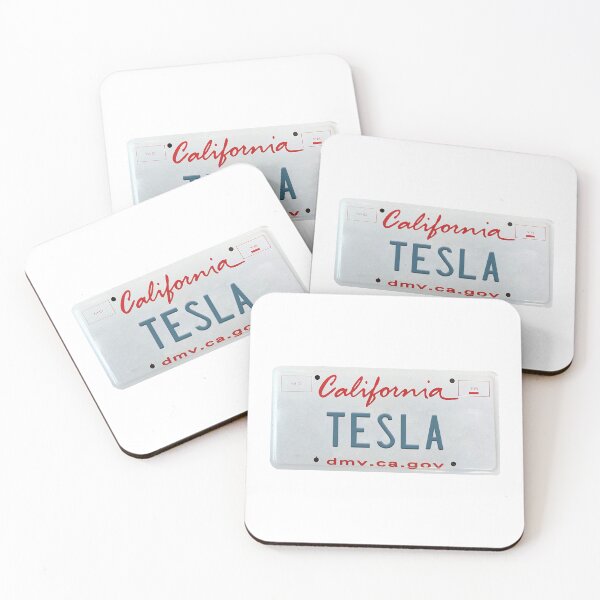 Item preview, Tesla license plate California designed and sold by GPCDesign.