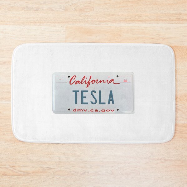 Item preview, Tesla license plate California designed and sold by GPCDesign.