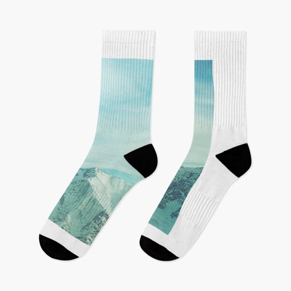 Item preview, Bleu Sky And Snow Mountain View Nature clear designed and sold by Usoubmaster.