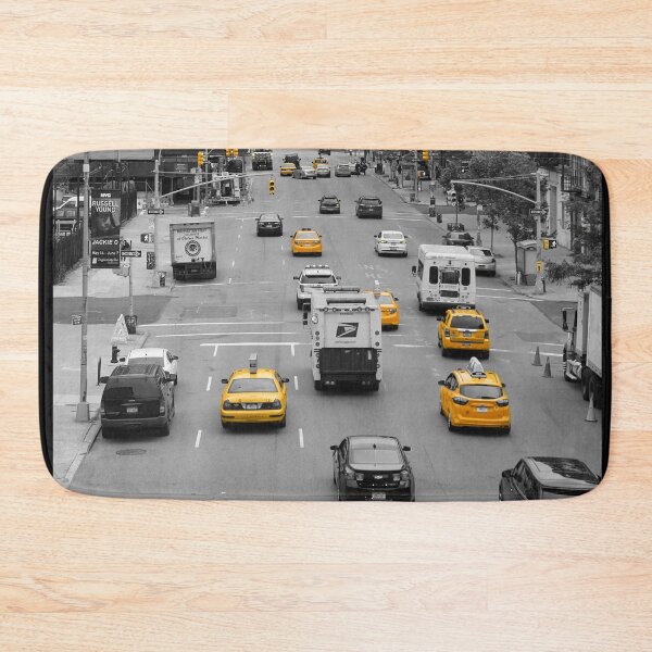 Item preview, Yellow Taxis in New York City - Black and White designed and sold by electricdreamz.