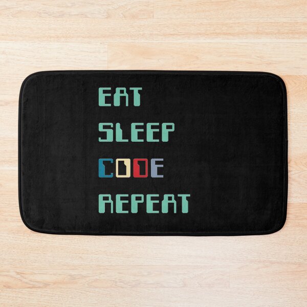 Item preview, Eat sleep code repeat  designed and sold by aloresarts.
