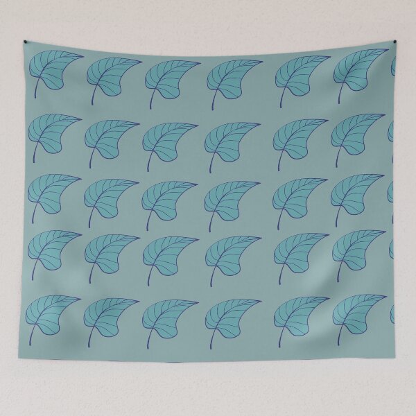 Item preview, Turquoise leaves designed and sold by ONPIRTMARIA.