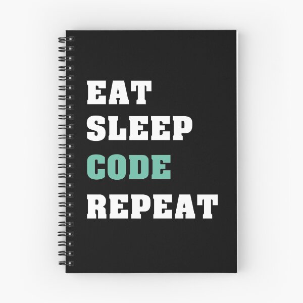 Item preview, Eat sleep code repeat  designed and sold by aloresarts.