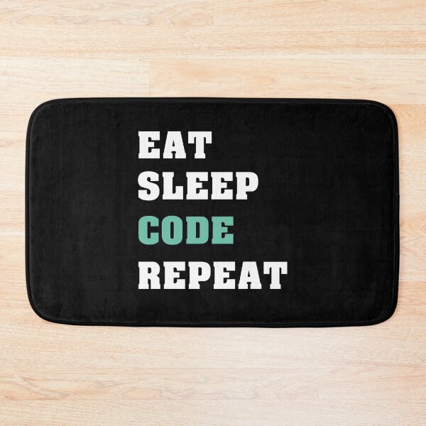 Item preview, Eat sleep code repeat  designed and sold by aloresarts.