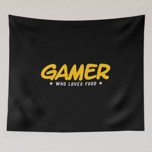 Item preview, Gamer who loves food designed and sold by feether-store.