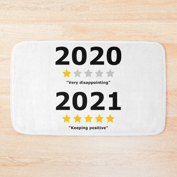 Item preview, 2020 very disapionting 2021 keeping positive  designed and sold by stretchtees.