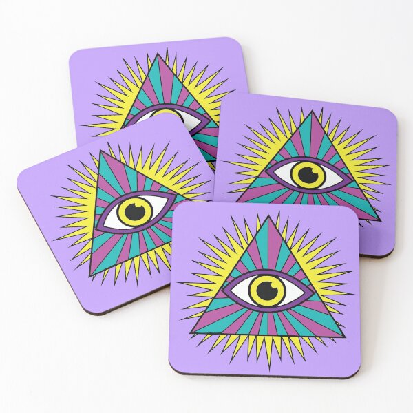 Item preview, Retro Illuminati Eye designed and sold by WeirdGhostShop.
