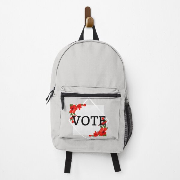 Item preview, VOTE Red Flower Unique Floral Vote Artwork designed and sold by CreatedbyJR.