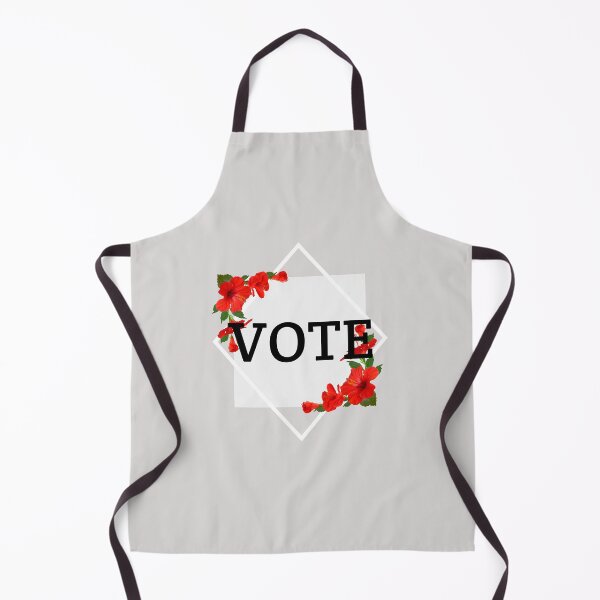 Item preview, VOTE Red Flower Unique Floral Vote Artwork designed and sold by CreatedbyJR.