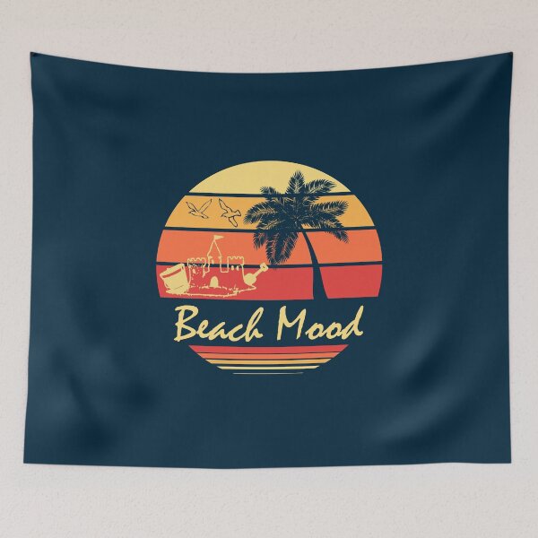 Item preview, Beach Mood Sticker designed and sold by gooddesignart.