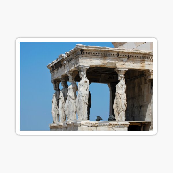 Porch Of The Caryatids Sticker
