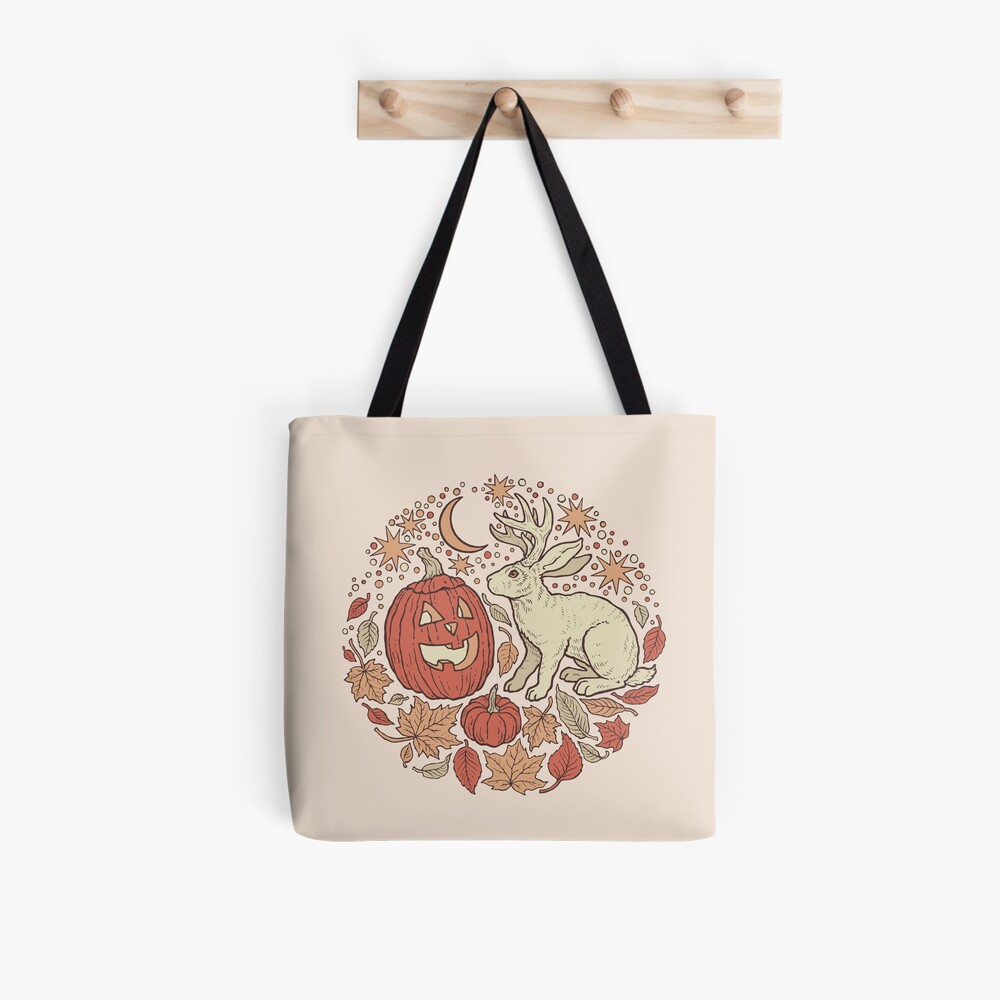 Amigos de Halloween | Paleta de otoño Bolsa de tela