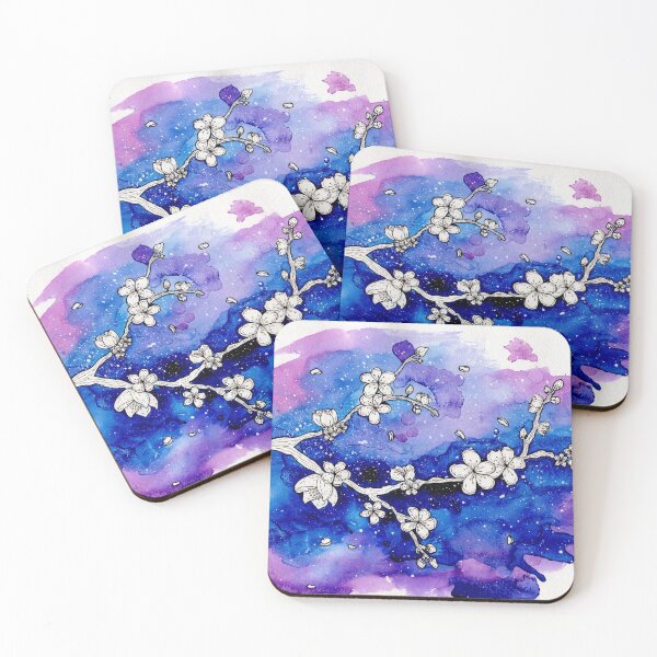 Item preview, Galactic Cherry Blossoms designed and sold by PastelSeaArt.