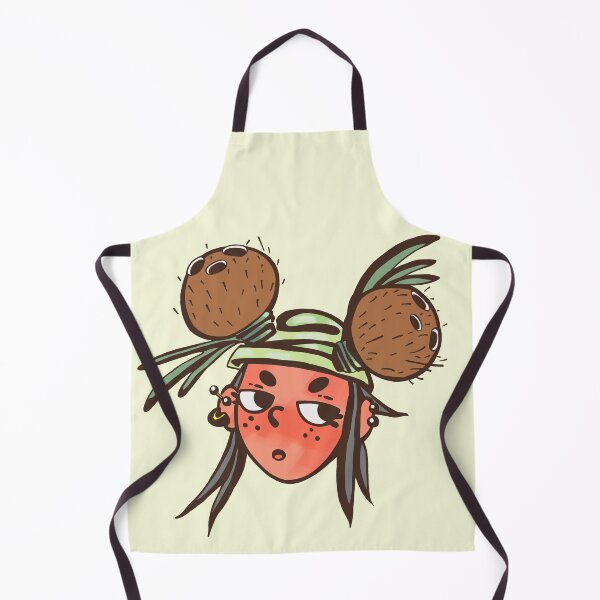Item preview, Coconut Warrior Girl Head designed and sold by ThatDrawer224.