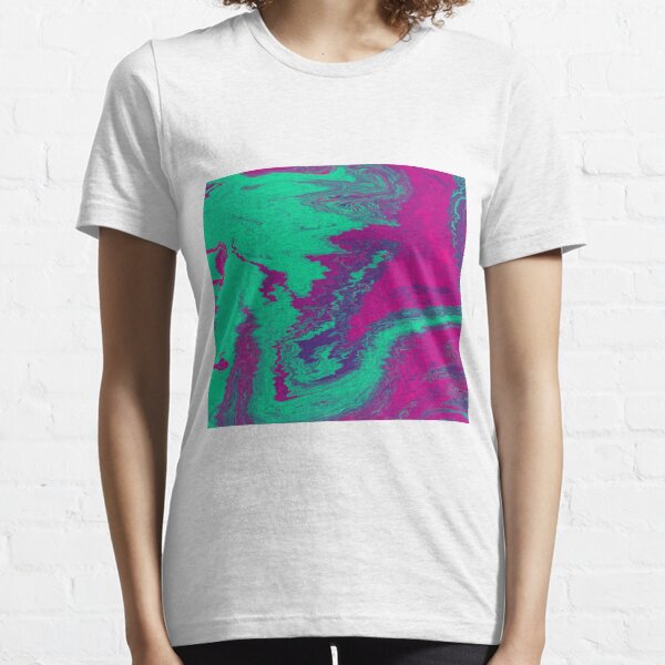 Colourful Psychedelic 70s Artwork Essential T-Shirt