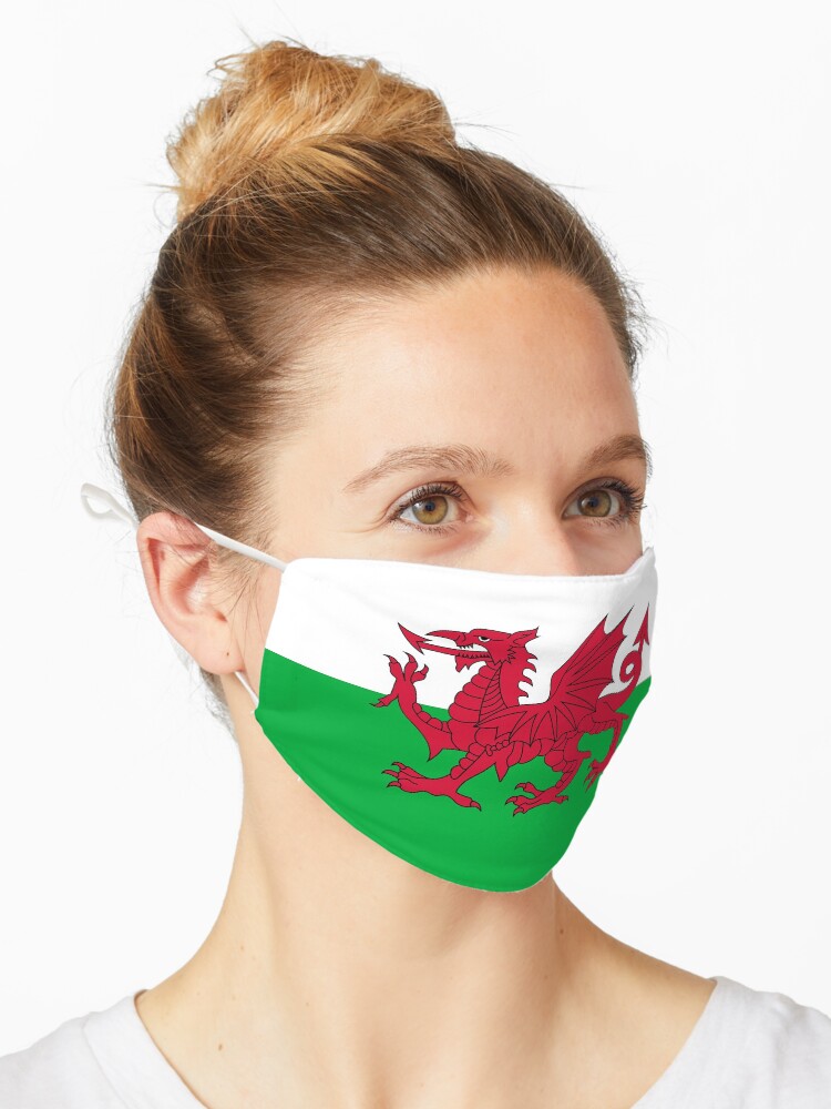 Wales Flag Mask