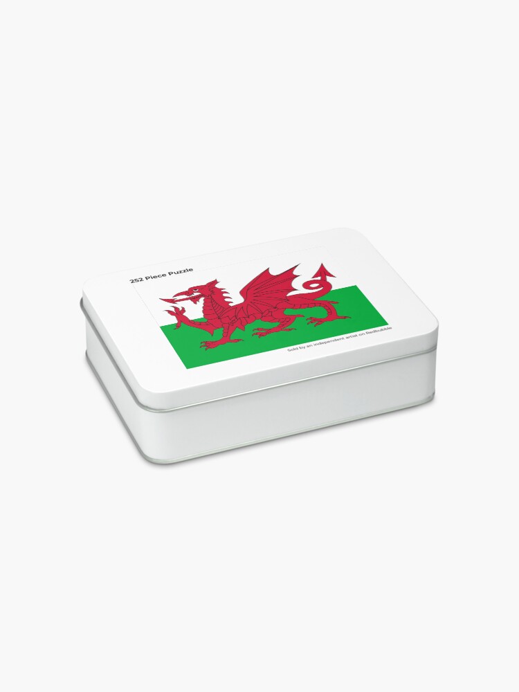 Alternate view of Flag of Wales - Welsh Flag Jigsaw Puzzle