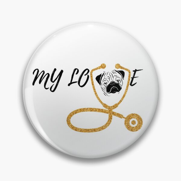 Item preview, My Love=Medicine + Pug designed and sold by Rdjric123.