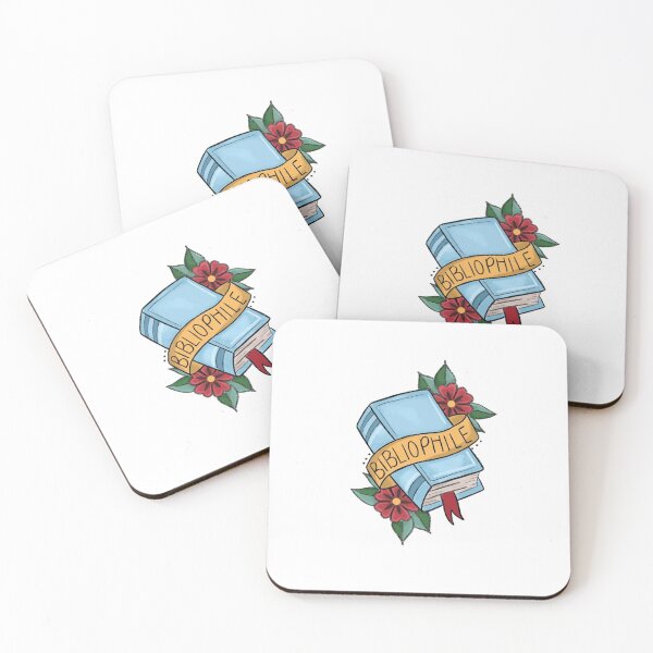 Item preview, Blue Bibliophile Book Lover American Traditional Style designed and sold by Hayleynoelle.