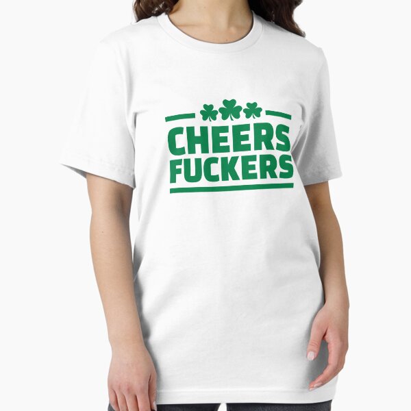 Item preview, Cheers fuckers irish shamrock designed and sold by Designzz.