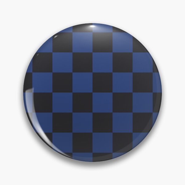 Aperçu de l'œuvre Damier croate noir et bleu créée et vendue par an-design.