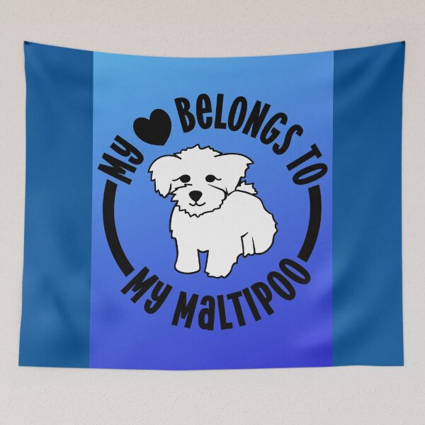 Item preview, My heart belongs to Maltipoo designed and sold by Delicarte.