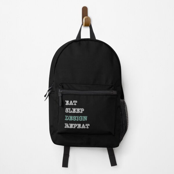 Item preview, Eat sleep design repeat | a day in the life of a designer | sticker magnet designed and sold by aloresarts.
