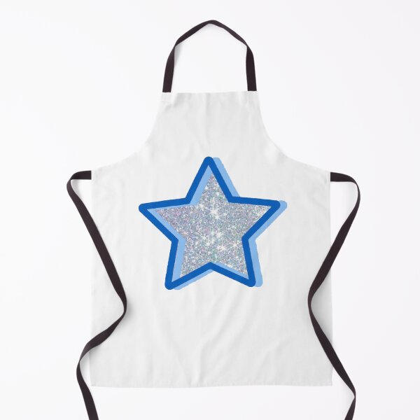 Item preview, Silver and Blue Sparkly Star designed and sold by Ajcollages.