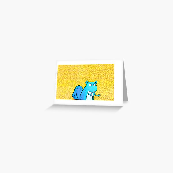 EXTRAPOLATING SQUIRREL Greeting Card