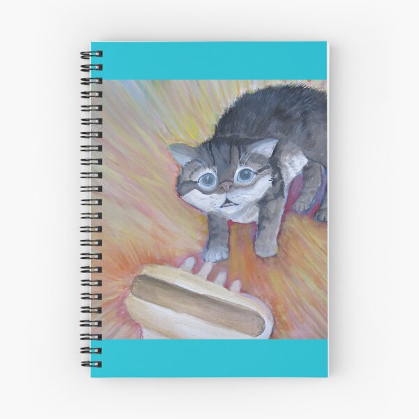 Item preview, "Hotdog Scared Never-Ending Kitty" designed and sold by LMJ1972.
