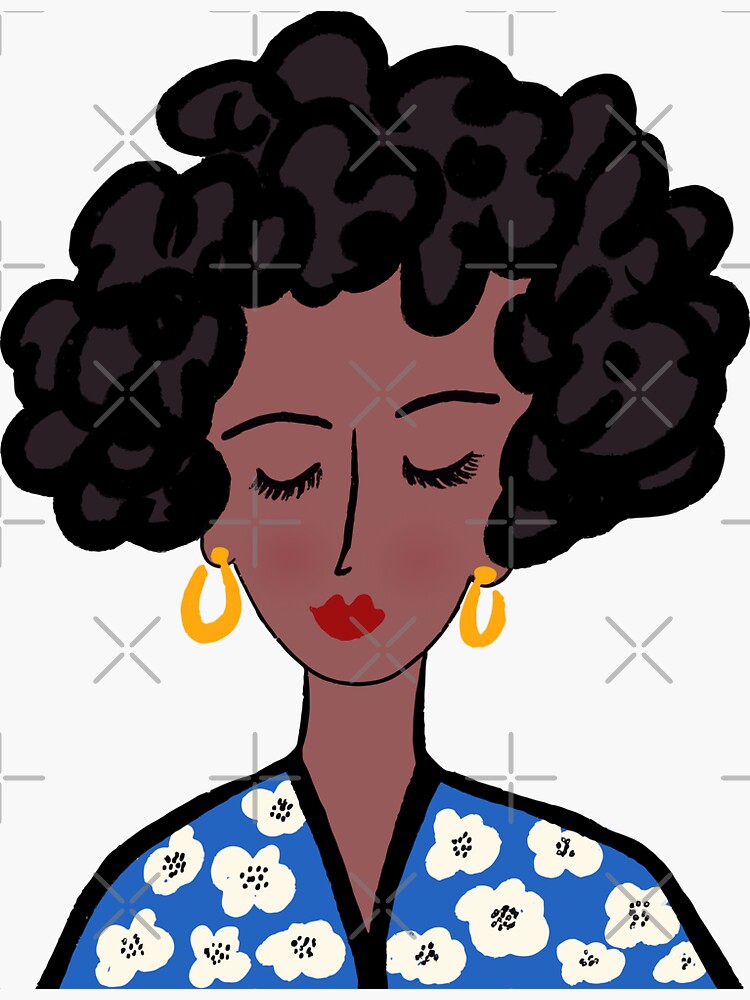 Beautiful Black Lady by thespottedolive
