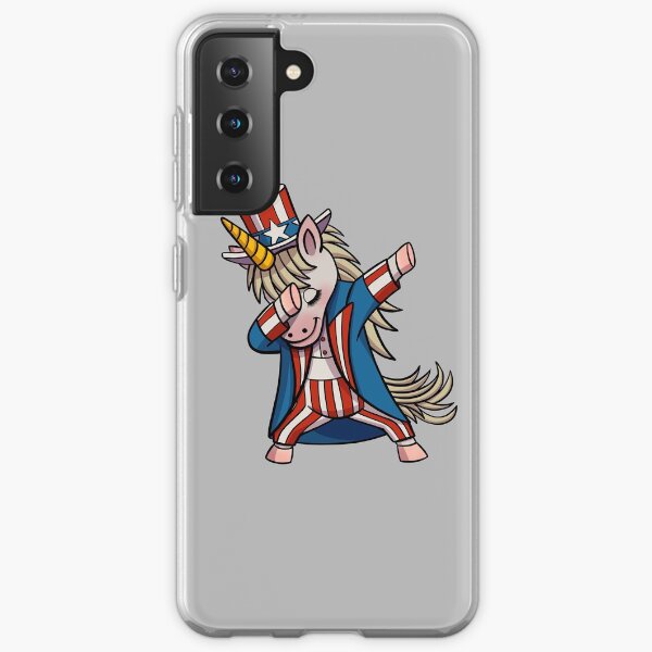 Dabbing Uncle Sam Unicorn Patriotic Gift Samsung Galaxy Soft Case