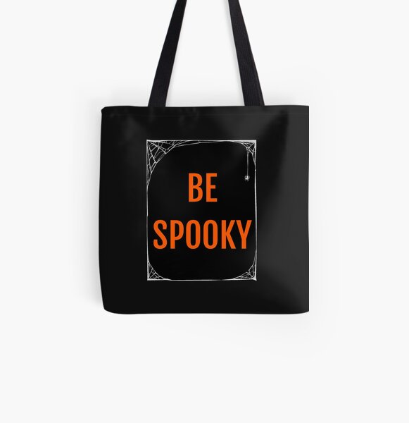 Be Spooky All Over Print Tote Bag