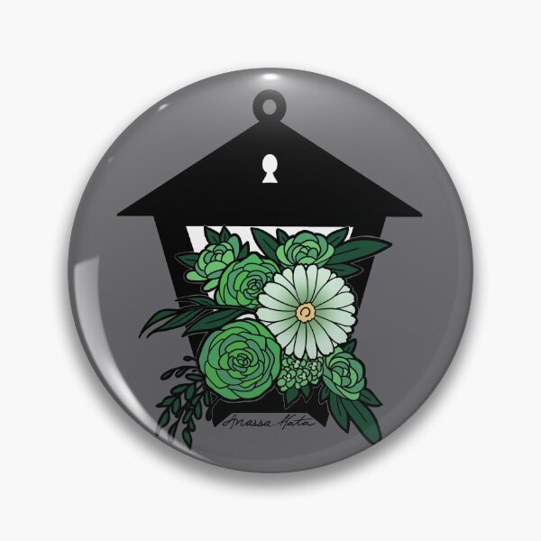 Item preview, Floral Lantern Green designed and sold by kilobyte.