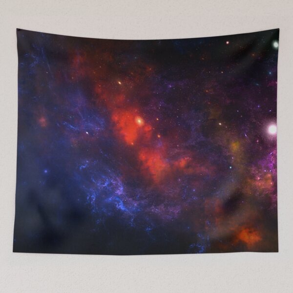 Item preview, Galaxy Colored Stars Black Big Universe designed and sold by Marstore.