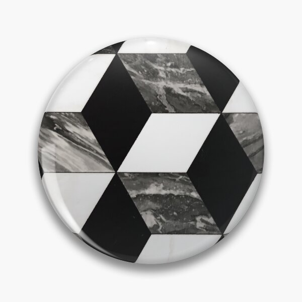 Item preview, Cool 3D Black and White Box Tile Pattern Optical Illusion  designed and sold by daniash.