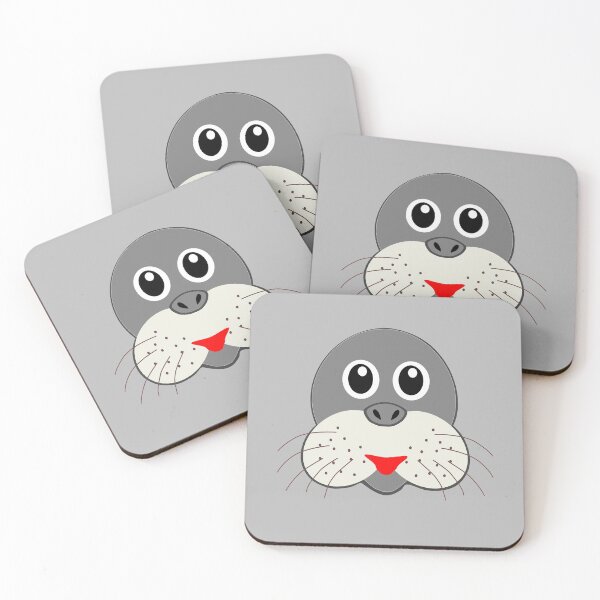 Item preview, Cute seal head designed and sold by oxoxoxo.