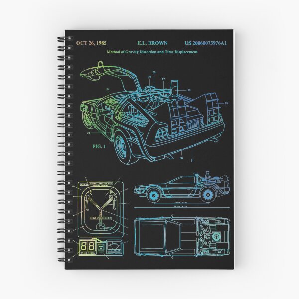 Item preview, Delorean Time Machine Patent designed and sold by VickyEtth.