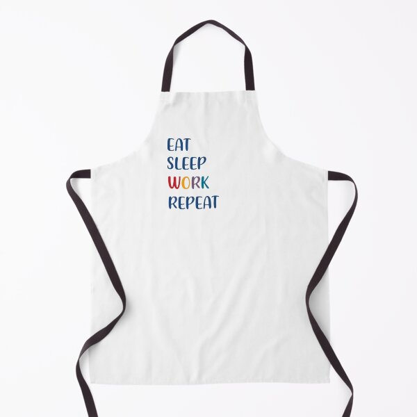 Item preview, Eat sleep work repeat | Colorful text | Sticker pack designed and sold by aloresarts.